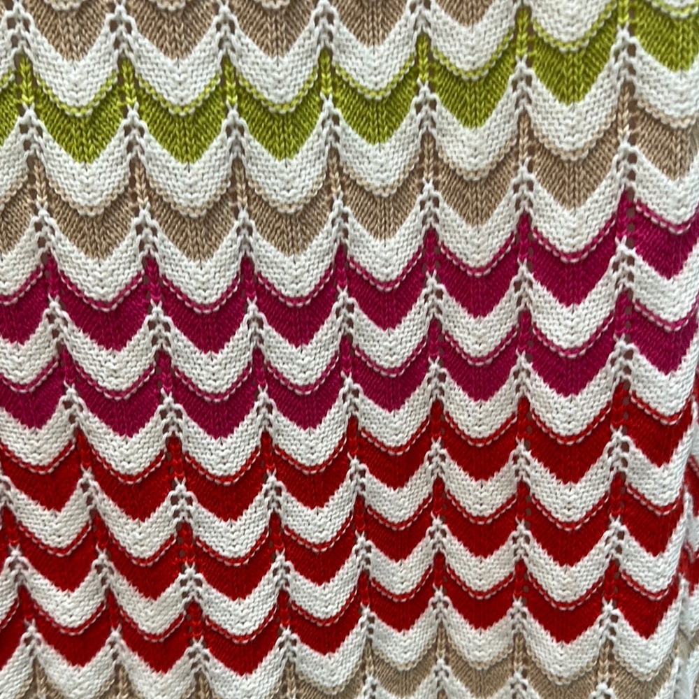 Rachel Zoe Colorful Chevron Patterned Maxi dress size S/M - Picture 6 of 7